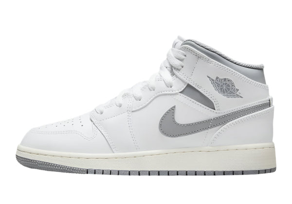 Jordan 1 Mid GS Neutral Grey