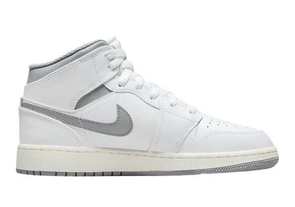 Jordan 1 Mid GS Neutral Grey