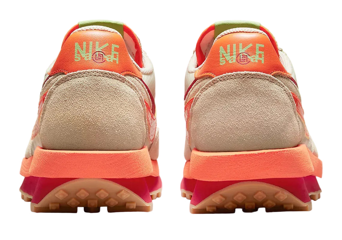 Nike LD Waffle sacai CLOT Net Orange Blaze