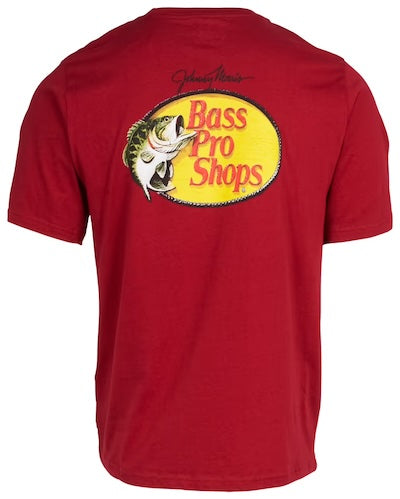 Bass Pro Shops T-shirt Maroon ( Small)